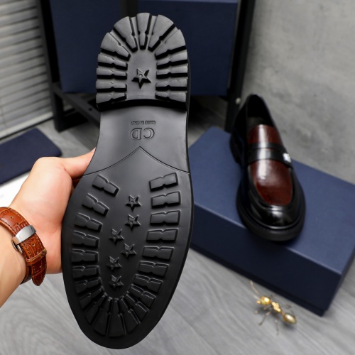 Replica Christian Dior Leather Shoes For Men #1209484 $96.00 USD for Wholesale