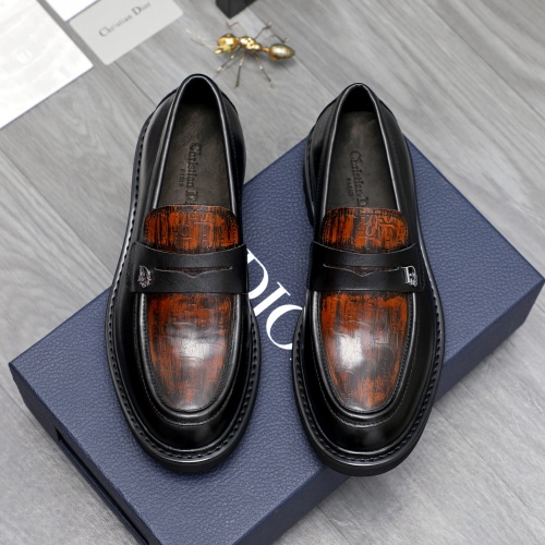 Wholesale Christian Dior Leather Shoes For Men #1209485 $96.00 USD, Wholesale Quality Replica Christian Dior Leather Shoes