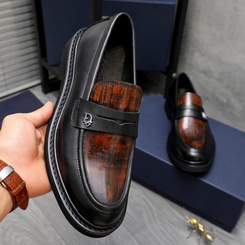 Replica Christian Dior Leather Shoes For Men #1209485 $96.00 USD for Wholesale