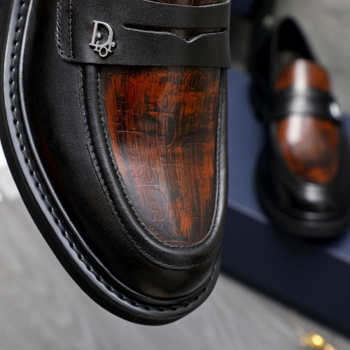 Replica Christian Dior Leather Shoes For Men #1209485 $96.00 USD for Wholesale