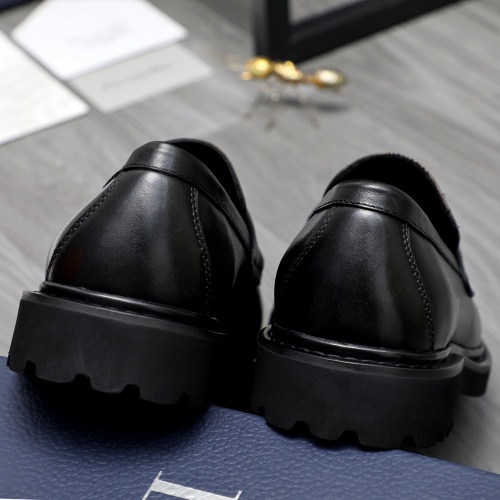 Replica Christian Dior Leather Shoes For Men #1209485 $96.00 USD for Wholesale