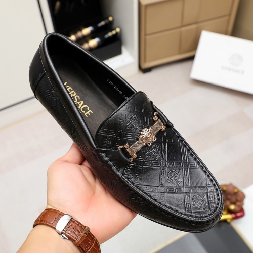 Replica Versace Leather Shoes For Men #1209497 $68.00 USD for Wholesale