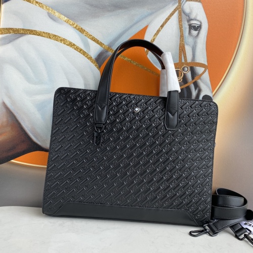 Replica Mont Blanc AAA Man Handbags #1209502 $192.00 USD for Wholesale