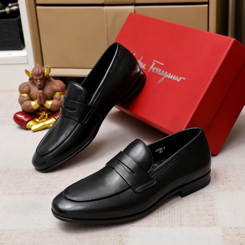 Wholesale Salvatore Ferragamo Leather Shoes For Men #1209509 $80.00 USD, Wholesale Quality Replica Salvatore Ferragamo Leather Shoes