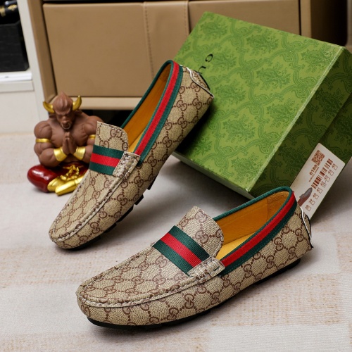 Wholesale Gucci Oxfords Shoes For Men #1209520 $72.00 USD, Wholesale Quality Replica Gucci Oxfords Shoes