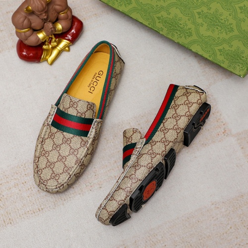 Replica Gucci Oxfords Shoes For Men #1209520 $72.00 USD for Wholesale