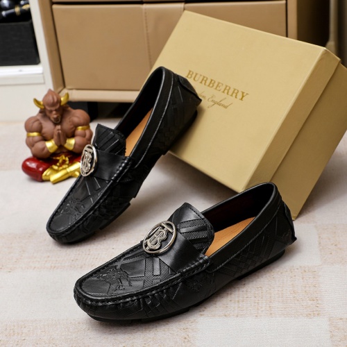 Replica Burberry Leather Shoes For Men #1209525 $68.00 USD for Wholesale