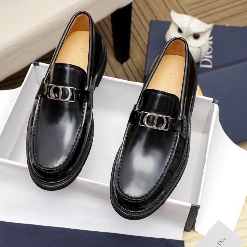 Wholesale Christian Dior Leather Shoes For Men #1209541 $92.00 USD, Wholesale Quality Replica Christian Dior Leather Shoes