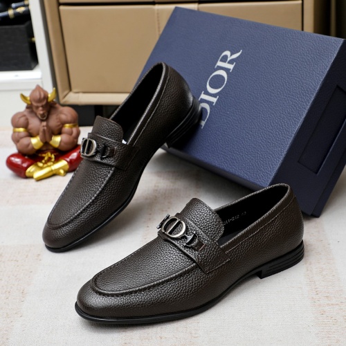 Wholesale Christian Dior Leather Shoes For Men #1209552 $82.00 USD, Wholesale Quality Replica Christian Dior Leather Shoes