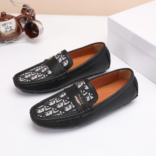 Wholesale Christian Dior Leather Shoes For Men #1209556 $72.00 USD, Wholesale Quality Replica Christian Dior Leather Shoes