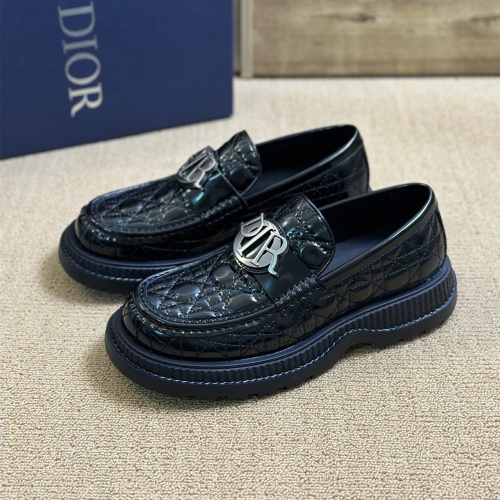 Wholesale Christian Dior Leather Shoes For Men #1209560 $130.00 USD, Wholesale Quality Replica Christian Dior Leather Shoes