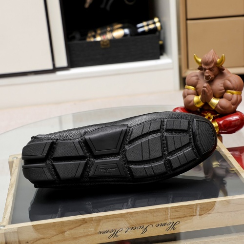 Replica Salvatore Ferragamo Leather Shoes For Men #1209565 $72.00 USD for Wholesale