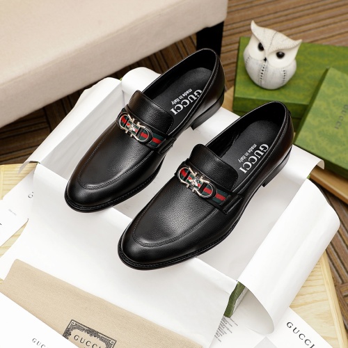 Wholesale Gucci Oxfords Shoes For Men #1209581 $76.00 USD, Wholesale Quality Replica Gucci Oxfords Shoes