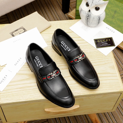 Replica Gucci Oxfords Shoes For Men #1209581 $76.00 USD for Wholesale