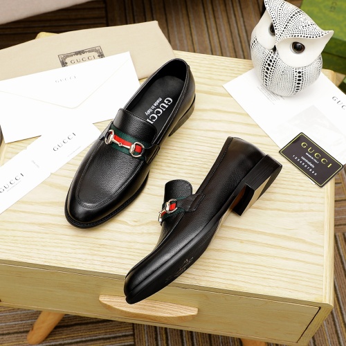 Replica Gucci Oxfords Shoes For Men #1209582 $76.00 USD for Wholesale