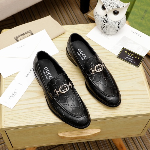 Replica Gucci Oxfords Shoes For Men #1209584 $76.00 USD for Wholesale