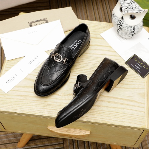 Replica Gucci Oxfords Shoes For Men #1209584 $76.00 USD for Wholesale