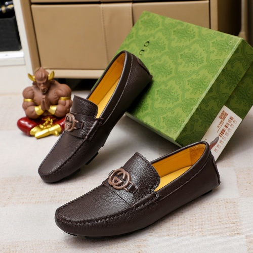 Replica Gucci Oxfords Shoes For Men #1209586 $72.00 USD for Wholesale