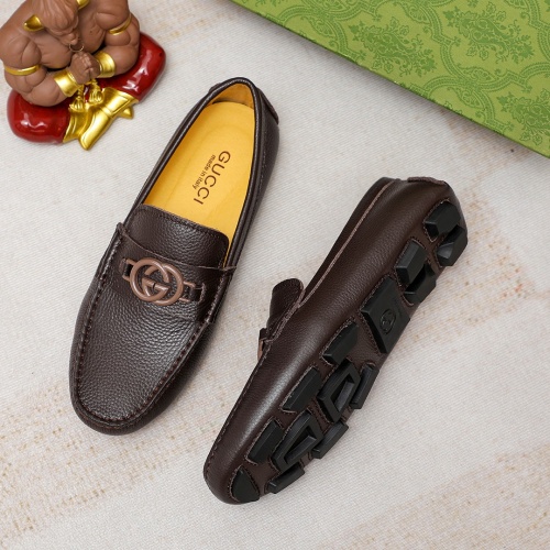 Replica Gucci Oxfords Shoes For Men #1209586 $72.00 USD for Wholesale