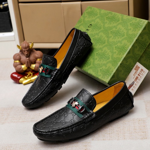 Replica Gucci Oxfords Shoes For Men #1209592 $72.00 USD for Wholesale