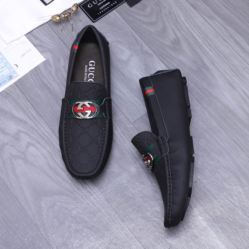 Replica Gucci Oxfords Shoes For Men #1209597 $68.00 USD for Wholesale