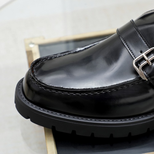 Replica Hermes Leather Shoes For Men #1209642 $82.00 USD for Wholesale