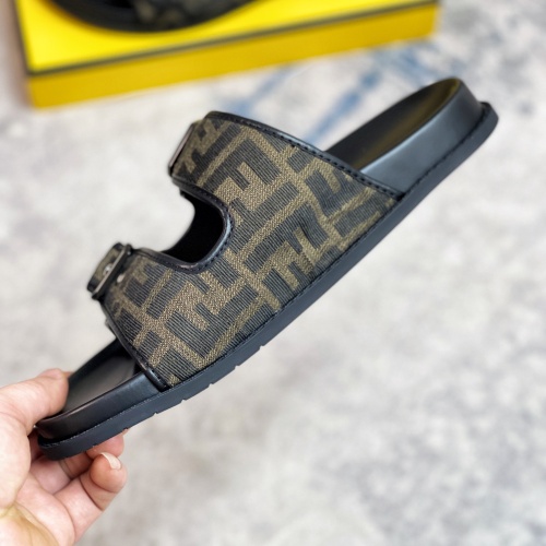 Replica Fendi Slippers For Men #1209883 $56.00 USD for Wholesale