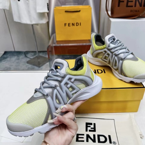 Replica Fendi Casual Shoes For Men #1209901 $100.00 USD for Wholesale