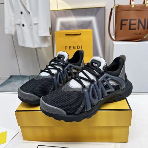 Wholesale Fendi Casual Shoes For Men #1209903 $100.00 USD, Wholesale Quality Replica Fendi Casual Shoes