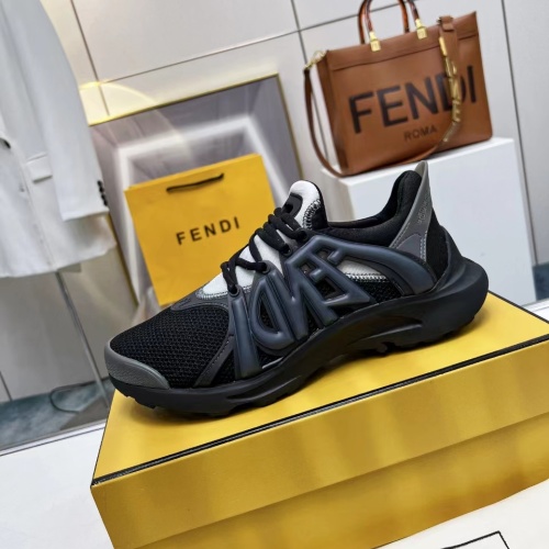 Replica Fendi Casual Shoes For Men #1209903 $100.00 USD for Wholesale