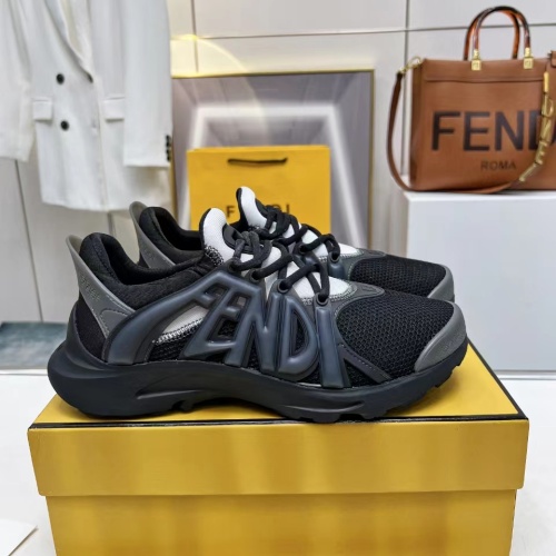 Replica Fendi Casual Shoes For Men #1209903 $100.00 USD for Wholesale