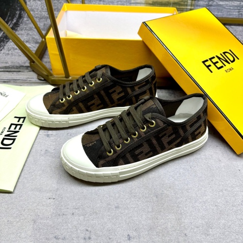 Replica Fendi Casual Shoes For Women #1209909 $82.00 USD for Wholesale