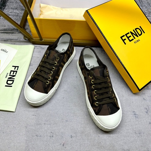 Replica Fendi Casual Shoes For Women #1209909 $82.00 USD for Wholesale