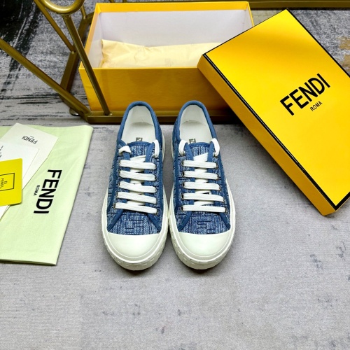 Replica Fendi Casual Shoes For Women #1209913 $85.00 USD for Wholesale