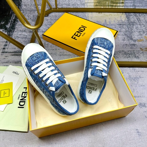 Replica Fendi Casual Shoes For Women #1209913 $85.00 USD for Wholesale