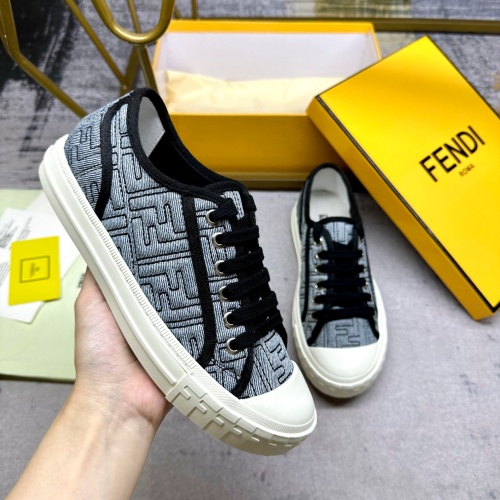 Wholesale Fendi Casual Shoes For Men #1209914 $88.00 USD, Wholesale Quality Replica Fendi Casual Shoes