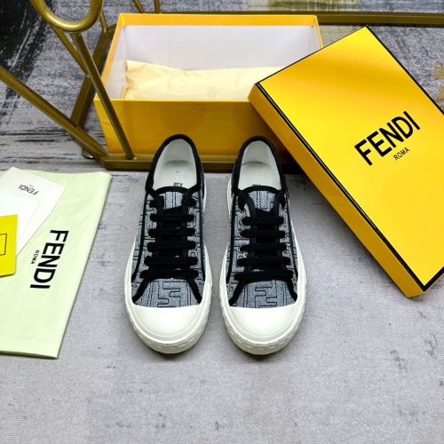 Replica Fendi Casual Shoes For Women #1209915 $85.00 USD for Wholesale