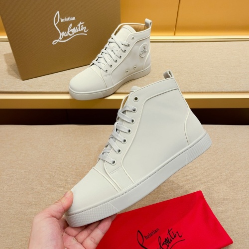 Replica Christian Louboutin High Top Shoes For Men #1209929 $80.00 USD for Wholesale