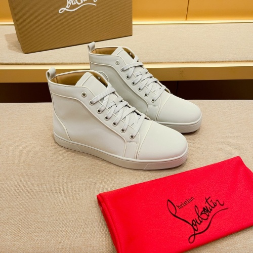 Replica Christian Louboutin High Top Shoes For Men #1209929 $80.00 USD for Wholesale