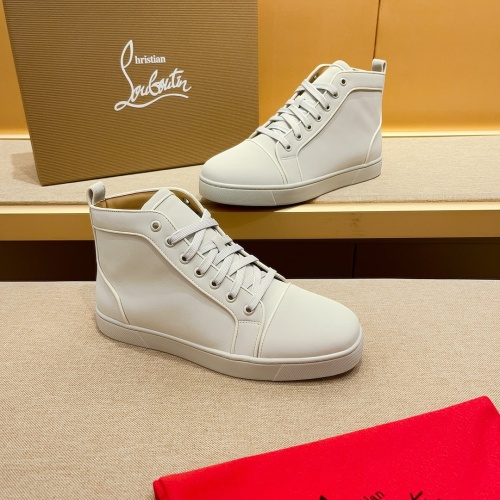 Replica Christian Louboutin High Top Shoes For Men #1209929 $80.00 USD for Wholesale