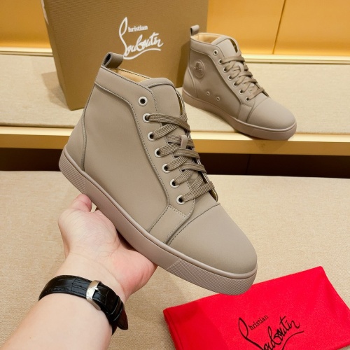 Wholesale Christian Louboutin High Top Shoes For Men #1209930 $80.00 USD, Wholesale Quality Replica Christian Louboutin High Top Shoes