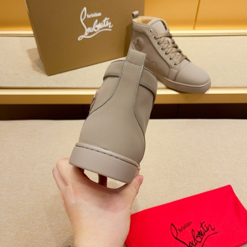 Replica Christian Louboutin High Top Shoes For Men #1209930 $80.00 USD for Wholesale