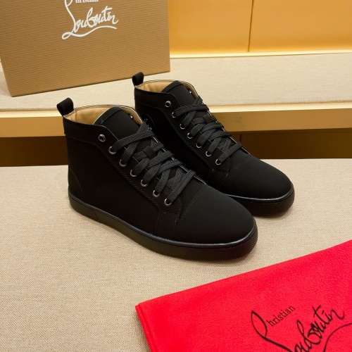 Replica Christian Louboutin High Top Shoes For Men #1209932 $80.00 USD for Wholesale