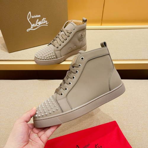 Replica Christian Louboutin High Top Shoes For Men #1209934 $85.00 USD for Wholesale