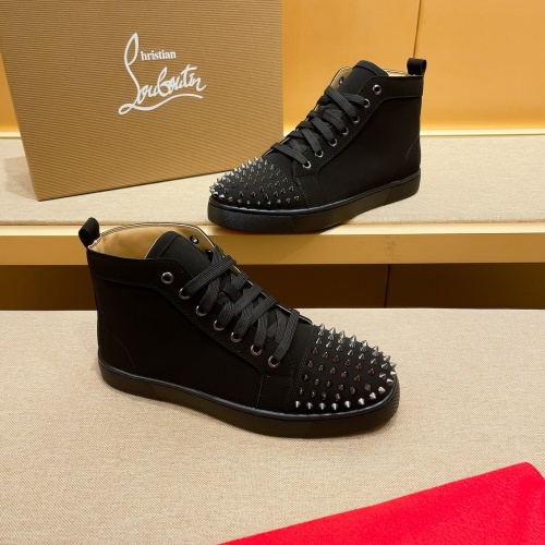 Replica Christian Louboutin High Top Shoes For Men #1209936 $85.00 USD for Wholesale