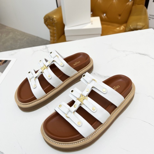 Wholesale Celine Slippers For Women #1209942 $85.00 USD, Wholesale Quality Replica Celine Slippers