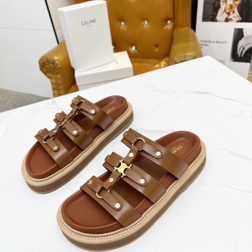 Wholesale Celine Slippers For Women #1209943 $85.00 USD, Wholesale Quality Replica Celine Slippers