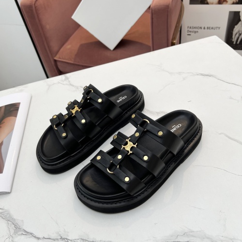 Wholesale Celine Slippers For Women #1209946 $85.00 USD, Wholesale Quality Replica Celine Slippers