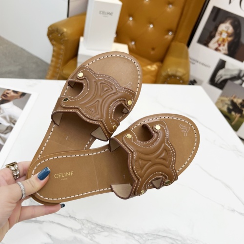 Replica Celine Slippers For Women #1209951 $85.00 USD for Wholesale