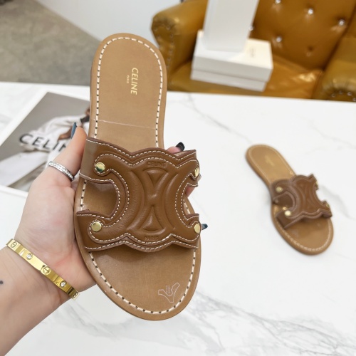 Replica Celine Slippers For Women #1209951 $85.00 USD for Wholesale